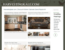 Tablet Screenshot of harvestingkale.com